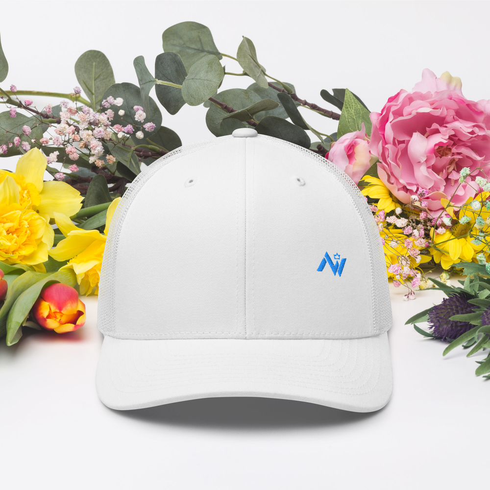 Casquette blanche/bleue - AW édition
