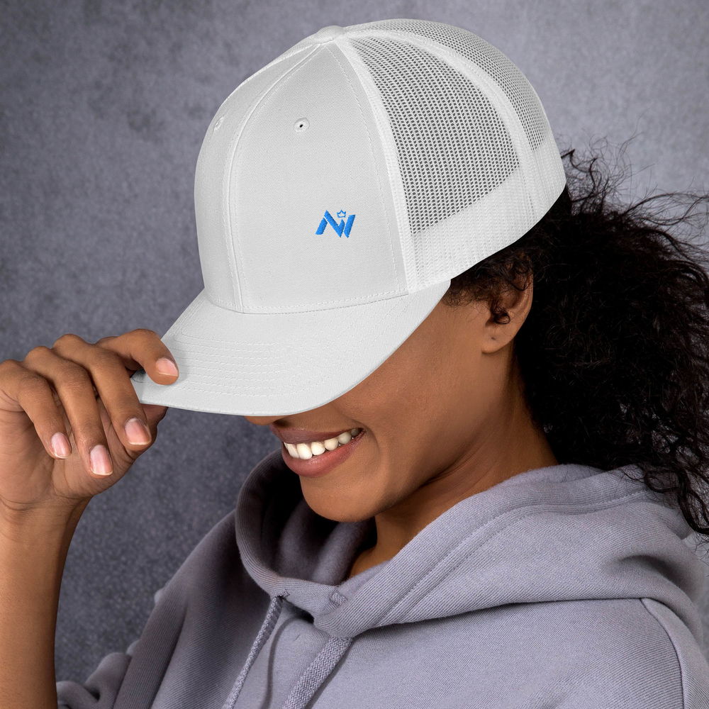 Casquette blanche/bleue - AW édition